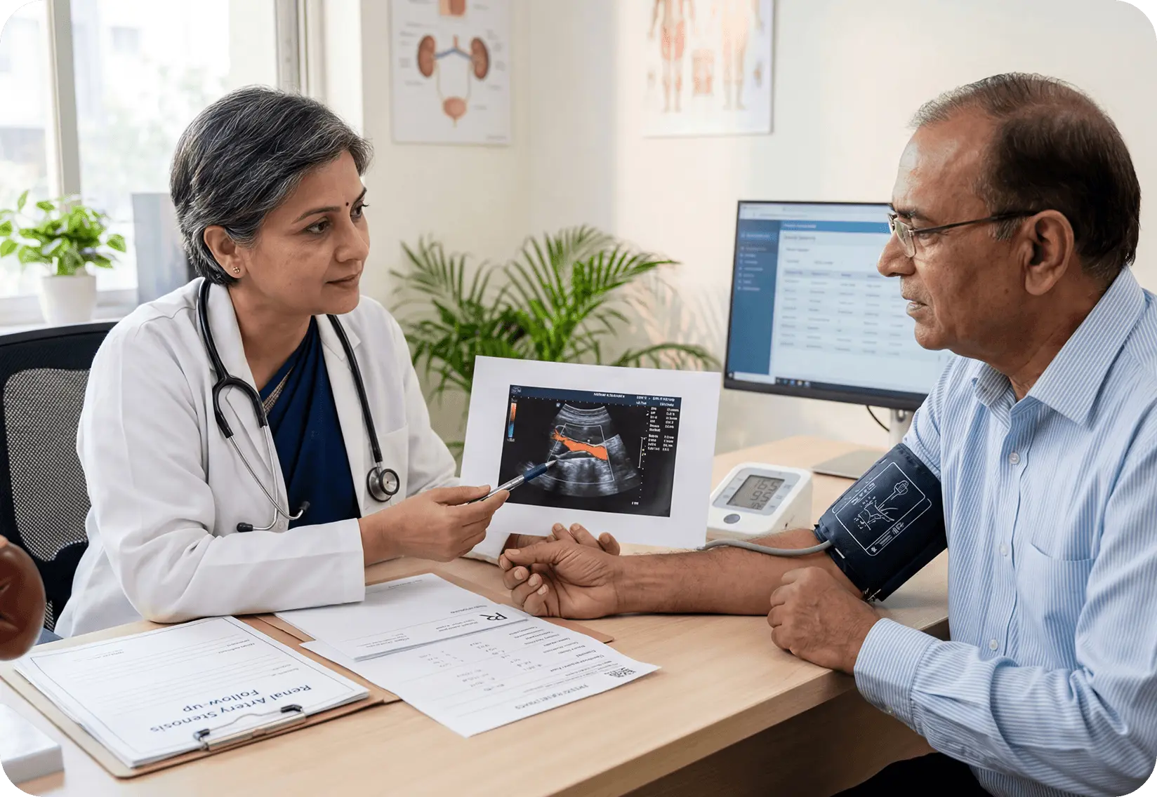Narrowed Kidney Arteries